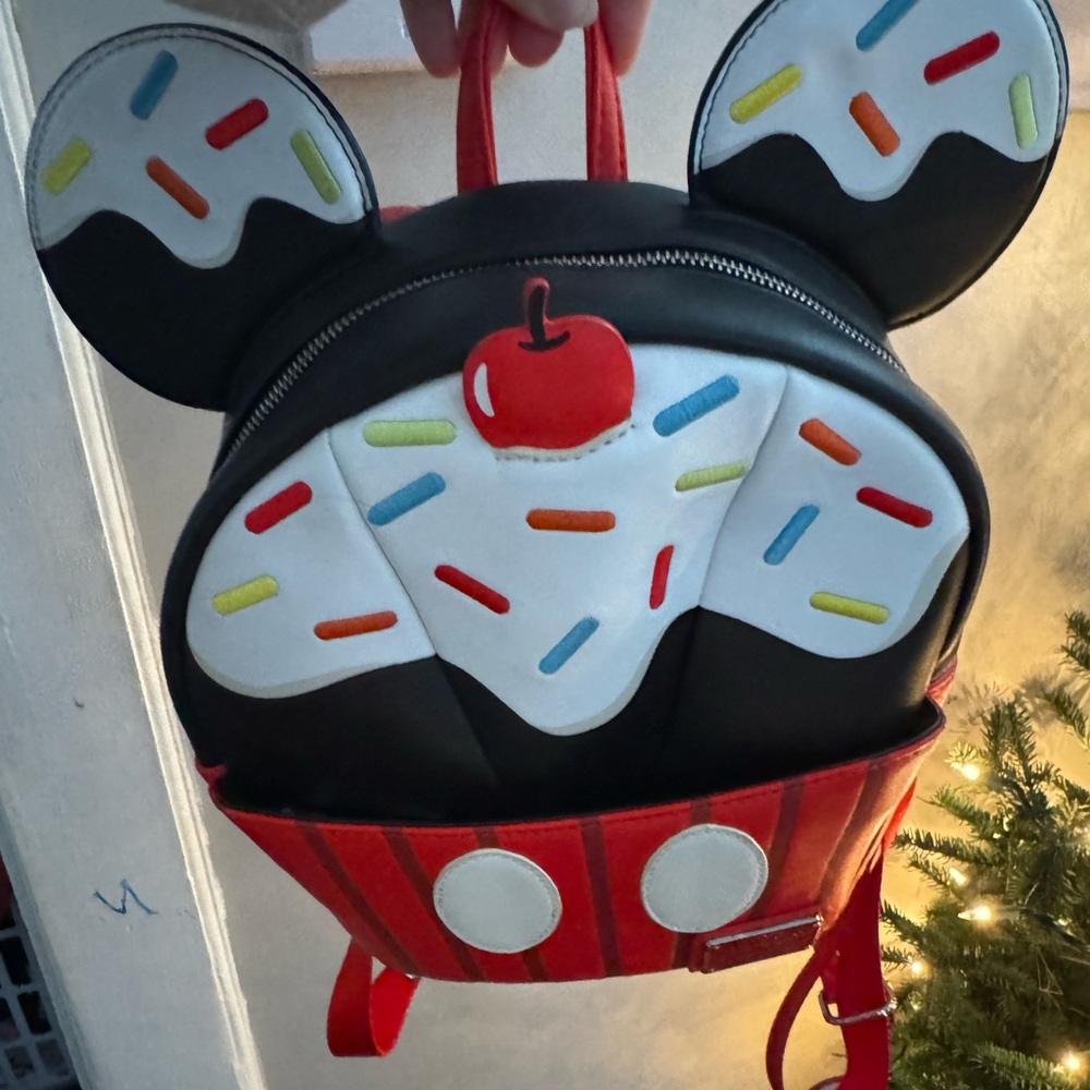 Loungefly Disney Mickey Sprinkle Cupcake Mini Backpack